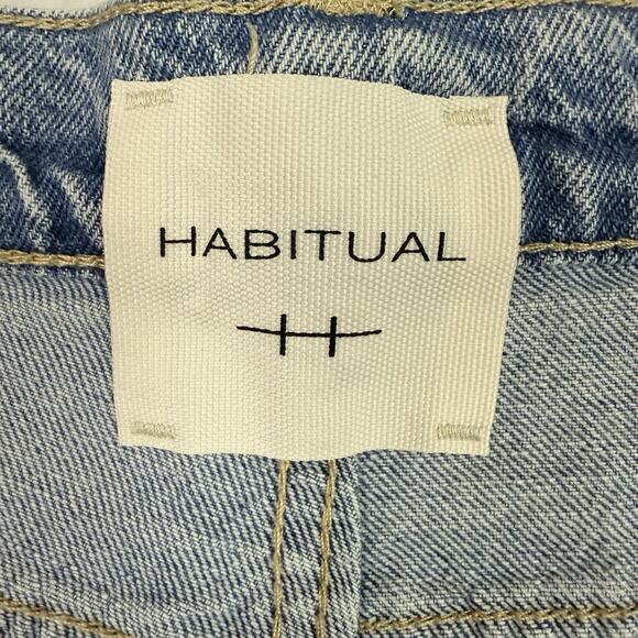 Habitual Womens Straight Leg Jeans Size 8 / 29 Blue High Rise Stretch Denim NWT - Picture 2 of 16